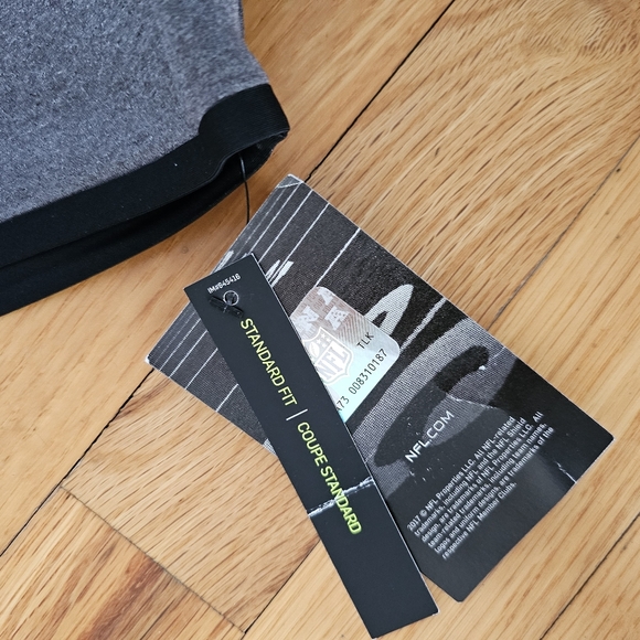 Nike NFL ONFIELD Apparel Hooded Short Sleeve Sweatshirt Material Pullover - Picture 5 of 6